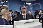 The President of the Republic of Serbia, Aleksandar Vucic, attended the opening of the new Clinical Center of Serbia after the completion of the first phase of works.Predsednik Republike Srbije Aleksandar Vucic prisustvovao je otvaranju novog Klini