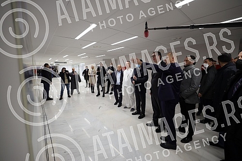 The President of the Republic of Serbia, Aleksandar Vucic, attended the opening of the new Clinical Center of Serbia after the completion of the first phase of works.Predsednik Republike Srbije Aleksandar Vucic prisustvovao je otvaranju novog Klini