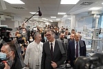 The President of the Republic of Serbia, Aleksandar Vucic, attended the opening of the new Clinical Center of Serbia after the completion of the first phase of works.Predsednik Republike Srbije Aleksandar Vucic prisustvovao je otvaranju novog Klini