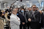 The President of the Republic of Serbia, Aleksandar Vucic, attended the opening of the new Clinical Center of Serbia after the completion of the first phase of works.Predsednik Republike Srbije Aleksandar Vucic prisustvovao je otvaranju novog Klini