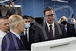 The President of the Republic of Serbia, Aleksandar Vucic, attended the opening of the new Clinical Center of Serbia after the completion of the first phase of works.Predsednik Republike Srbije Aleksandar Vucic prisustvovao je otvaranju novog Klini