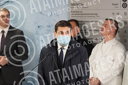 The President of the Republic of Serbia, Aleksandar Vucic, attended the opening of the new Clinical Center of Serbia after the completion of the first phase of works.Predsednik Republike Srbije Aleksandar Vucic prisustvovao je otvaranju novog Klini
