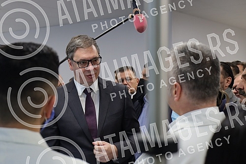 The President of the Republic of Serbia, Aleksandar Vucic, attended the opening of the new Clinical Center of Serbia after the completion of the first phase of works.Predsednik Republike Srbije Aleksandar Vucic prisustvovao je otvaranju novog Klini