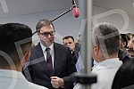 The President of the Republic of Serbia, Aleksandar Vucic, attended the opening of the new Clinical Center of Serbia after the completion of the first phase of works.Predsednik Republike Srbije Aleksandar Vucic prisustvovao je otvaranju novog Klini