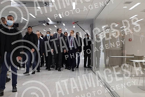 The President of the Republic of Serbia, Aleksandar Vucic, attended the opening of the new Clinical Center of Serbia after the completion of the first phase of works.Predsednik Republike Srbije Aleksandar Vucic prisustvovao je otvaranju novog Klini