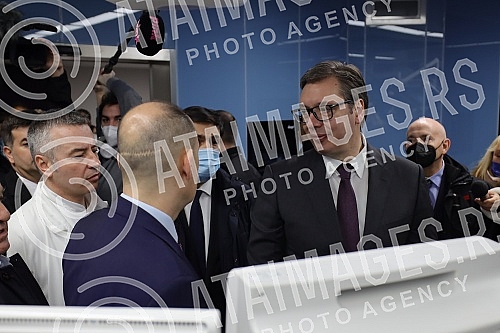 The President of the Republic of Serbia, Aleksandar Vucic, attended the opening of the new Clinical Center of Serbia after the completion of the first phase of works.Predsednik Republike Srbije Aleksandar Vucic prisustvovao je otvaranju novog Klini