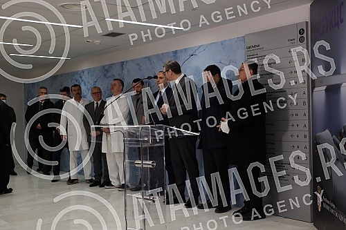 The President of the Republic of Serbia, Aleksandar Vucic, attended the opening of the new Clinical Center of Serbia after the completion of the first phase of works.Predsednik Republike Srbije Aleksandar Vucic prisustvovao je otvaranju novog Klini