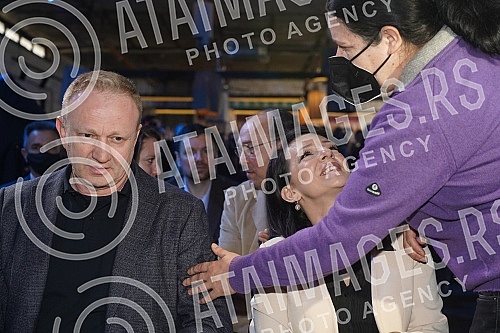 The United for the Victory of Serbia Coalition held a convention in Dorcol Platz, at which it presented the list 