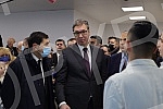 The President of the Republic of Serbia, Aleksandar Vucic, attended the opening of the new Clinical Center of Serbia after the completion of the first phase of works.Predsednik Republike Srbije Aleksandar Vucic prisustvovao je otvaranju novog Klini