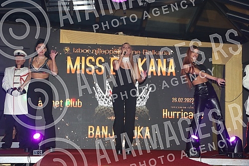 The competition for the most beautiful woman in the Balkans, Miss Balkans for 2022, was held at the Banja Luka club Kabinet.U banjaluckom klubu Kabinet  odrzano je takmicenje za najlepsu zenu na Balkanu, Miss Balkana za 2022. godinu.