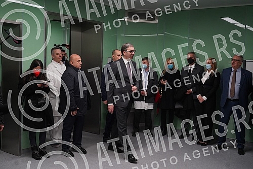 The President of the Republic of Serbia, Aleksandar Vucic, attended the opening of the new Clinical Center of Serbia after the completion of the first phase of works.Predsednik Republike Srbije Aleksandar Vucic prisustvovao je otvaranju novog Klini