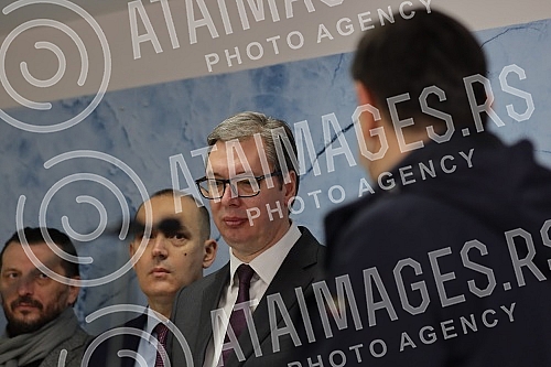 The President of the Republic of Serbia, Aleksandar Vucic, attended the opening of the new Clinical Center of Serbia after the completion of the first phase of works.Predsednik Republike Srbije Aleksandar Vucic prisustvovao je otvaranju novog Klini