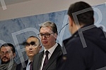 The President of the Republic of Serbia, Aleksandar Vucic, attended the opening of the new Clinical Center of Serbia after the completion of the first phase of works.Predsednik Republike Srbije Aleksandar Vucic prisustvovao je otvaranju novog Klini