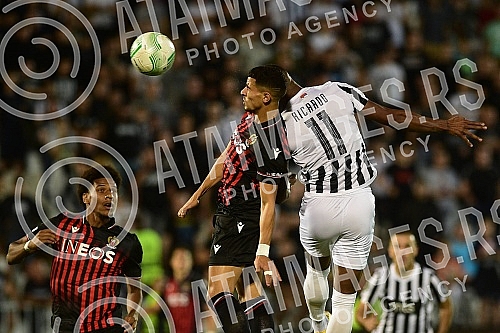 The match of the second round of Group D of the Conference League between FC Partizan and FC Nice was played at the stadium of FC Partizan.Utakmica drugog kola Grupe D Lige konferencija izmedju FK Partizan i FK Nica odigrana je na stadionu FK Parti