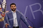 The mayor of Belgrade, Aleksandar Sapic, held the first regular press conference.Gradonacelnik Beograda Aleksandar Sapic odrzao je Prvu redovnu konferenciju za novinare. 