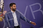 The mayor of Belgrade, Aleksandar Sapic, held the first regular press conference.Gradonacelnik Beograda Aleksandar Sapic odrzao je Prvu redovnu konferenciju za novinare. 