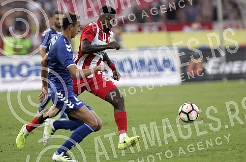 Match of the first round of Superleague Serbia between FK Crvena zvezda and FK Radnicki Nis played at stadium Rajko Mitic.Utakmica prvog kola Superlige Srbije izmedju FK Crvena zvezda i FK Radnicki Nis odigrana na stadionu Rajko Mitic. 