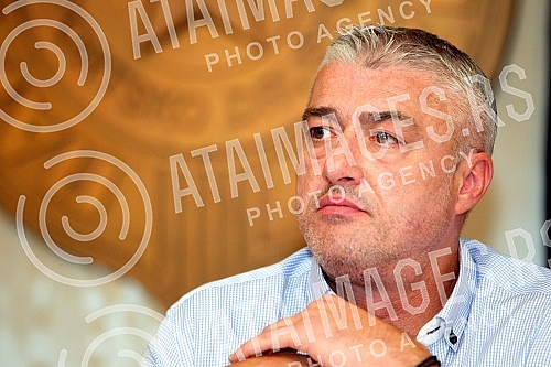 Skupstina Kosarkaskog kluba Partizan i konferencija za medije Predraga Danilovica - predsednika KK Partizan.