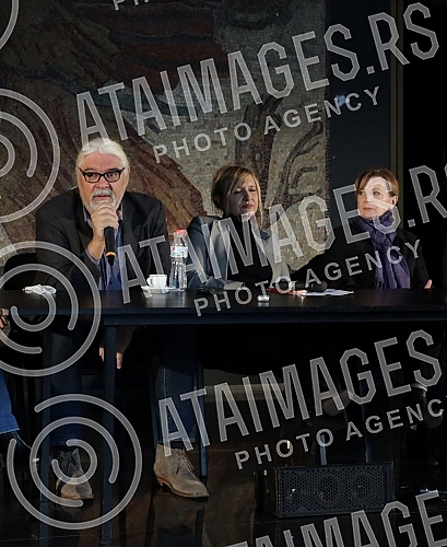 A press conference on the occasion of the premiere of the play Zagreb - Belgrade via Sarajevo by Jelica Zupanc, directed by Gorcin Stojanovic, was held at the Yugoslav Drama Theater.Konferencija za medije povodom premijere predstave Zagreb  Beogra