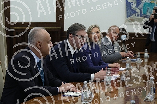 The President of the Republic of Serbia, Aleksandar Vucic, met with the Mayor of St. Petersburg, Aleksandar Beglov.Predsednik Republike Srbije Aleksandar Vucic sastao se sa gradonacelnikom Sankt Peterburga Aleksandrom Beglovom.