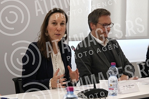 A conference on the occasion of the 75th anniversary of UNICEF in Serbia at the Serbian Chamber of Commerce. U Privrednoj komori Srbije konferencija povodom 75 godina Unicefa u Srbiji.