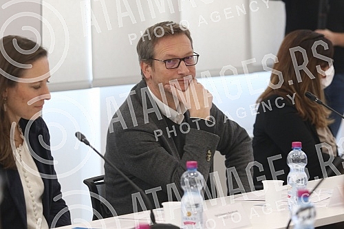 A conference on the occasion of the 75th anniversary of UNICEF in Serbia at the Serbian Chamber of Commerce. U Privrednoj komori Srbije konferencija povodom 75 godina Unicefa u Srbiji.