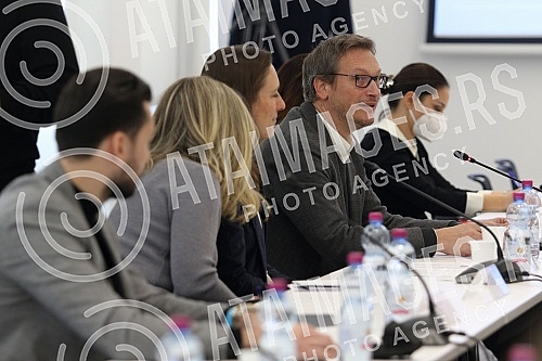 A conference on the occasion of the 75th anniversary of UNICEF in Serbia at the Serbian Chamber of Commerce. U Privrednoj komori Srbije konferencija povodom 75 godina Unicefa u Srbiji.