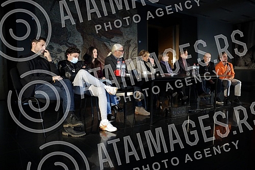 A press conference on the occasion of the premiere of the play Zagreb - Belgrade via Sarajevo by Jelica Zupanc, directed by Gorcin Stojanovic, was held at the Yugoslav Drama Theater.Konferencija za medije povodom premijere predstave Zagreb  Beogra