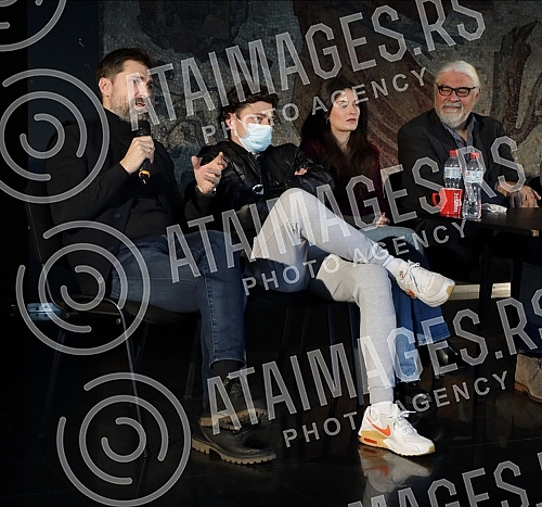 A press conference on the occasion of the premiere of the play Zagreb - Belgrade via Sarajevo by Jelica Zupanc, directed by Gorcin Stojanovic, was held at the Yugoslav Drama Theater.Konferencija za medije povodom premijere predstave Zagreb  Beogra