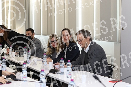 A conference on the occasion of the 75th anniversary of UNICEF in Serbia at the Serbian Chamber of Commerce. U Privrednoj komori Srbije konferencija povodom 75 godina Unicefa u Srbiji.