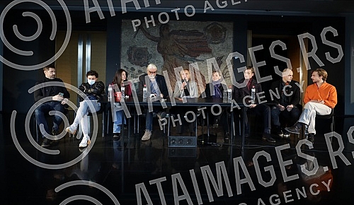 A press conference on the occasion of the premiere of the play Zagreb - Belgrade via Sarajevo by Jelica Zupanc, directed by Gorcin Stojanovic, was held at the Yugoslav Drama Theater.Konferencija za medije povodom premijere predstave Zagreb  Beogra