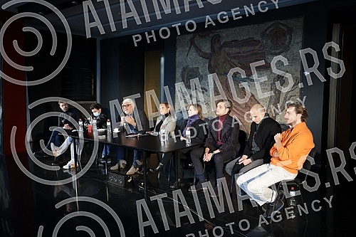A press conference on the occasion of the premiere of the play Zagreb - Belgrade via Sarajevo by Jelica Zupanc, directed by Gorcin Stojanovic, was held at the Yugoslav Drama Theater.Konferencija za medije povodom premijere predstave Zagreb  Beogra