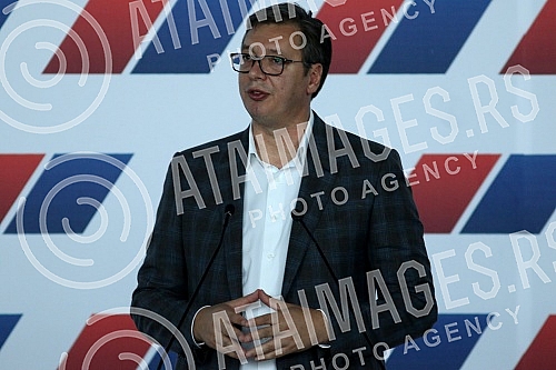 Session of the Main Board of the Serbian Progressive Party held at Pinky Hall.Sednica Glavnog odbora Srpske napredne stranke odran u hali Pinki.