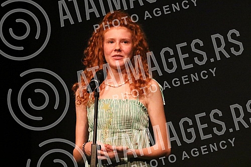 The first Festival of Children's Acting Achievements in Films and TV Series FEDEG and the award ceremony were held at the Small Theater Dusko Radovic.Prvi Festival decijih glumackih ostvarenja u filmovima i TV serijama FEDEG i dodela nagrada odrzan