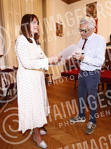 The Association of Writers of Serbia hosted a ceremony to present the 