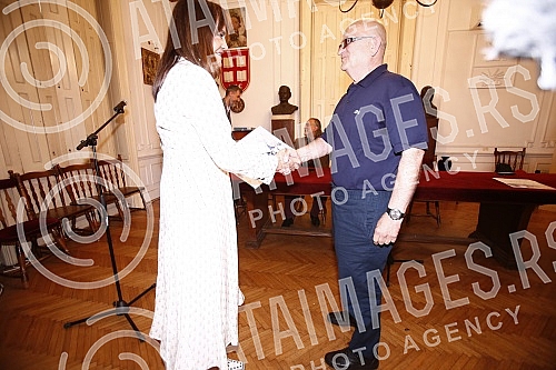 The Association of Writers of Serbia hosted a ceremony to present the 