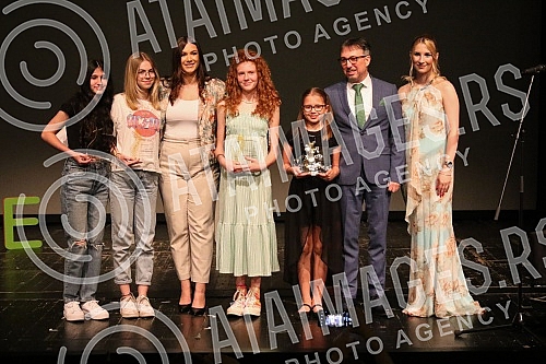 The first Festival of Children's Acting Achievements in Films and TV Series FEDEG and the award ceremony were held at the Small Theater Dusko Radovic.Prvi Festival decijih glumackih ostvarenja u filmovima i TV serijama FEDEG i dodela nagrada odrzan
