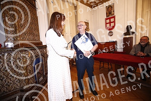 The Association of Writers of Serbia hosted a ceremony to present the 