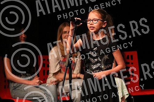 The first Festival of Children's Acting Achievements in Films and TV Series FEDEG and the award ceremony were held at the Small Theater Dusko Radovic.Prvi Festival decijih glumackih ostvarenja u filmovima i TV serijama FEDEG i dodela nagrada odrzan