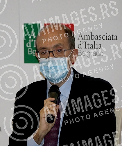 A press conference on the occasion of the fifth edition of the Italian-Serbian film festival was held at the Italian Embassy in Belgrade.Pres konferencija povodom petog izdanja festivala italijansko - srpskog filma odrzana u ambasadi Italije u Beogr