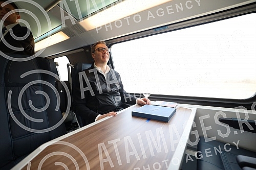 The President of the Republic of Serbia, Aleksandar Vucic, and the Prime Minister of Hungary, Viktor Orban, are attending the opening of the Belgrade-Novi Sad section of the Belgrade - Budapest international railway.Predsednik Republike Srbije Aleks