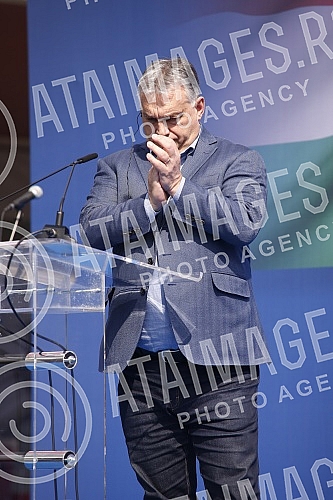 The President of the Republic of Serbia, Aleksandar Vucic, and the Prime Minister of Hungary, Viktor Orban, are attending the opening of the Belgrade-Novi Sad section of the Belgrade - Budapest international railway.Predsednik Republike Srbije Alek