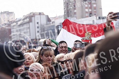 The President of the Republic of Serbia, Aleksandar Vucic, and the Prime Minister of Hungary, Viktor Orban, are attending the opening of the Belgrade-Novi Sad section of the Belgrade - Budapest international railway.Predsednik Republike Srbije Alek