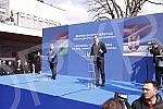 The President of the Republic of Serbia, Aleksandar Vucic, and the Prime Minister of Hungary, Viktor Orban, are attending the opening of the Belgrade-Novi Sad section of the Belgrade - Budapest international railway.Predsednik Republike Srbije Alek