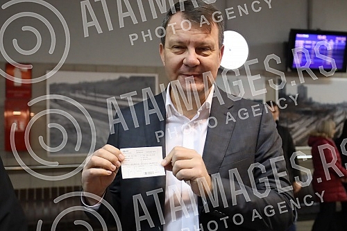 The President of the Republic of Serbia, Aleksandar Vucic, and the Prime Minister of Hungary, Viktor Orban, are attending the opening of the Belgrade-Novi Sad section of the Belgrade - Budapest international railway.Predsednik Republike Srbije Aleks