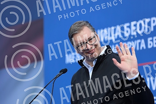 The President of the Republic of Serbia, Aleksandar Vucic, and the Prime Minister of Hungary, Viktor Orban, are attending the opening of the Belgrade-Novi Sad section of the Belgrade - Budapest international railway.Predsednik Republike Srbije Alek