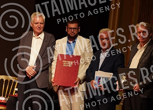 The ceremonial presentation of the 51st Golden Beocug Award and the Charter was held on the Grand Stage of the National Theater.Svecano urucenje 51. nagrade Zlatni Beocug i Povelje odrzano je  na Velikoj sceni Narodnog pozorista.