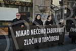 On the occasion of the eighteenth anniversary of the murder of two soldiers, and as a sign of solidarity with their families, Women in Black organized a commemorative gathering in black and silence in Knez Mihailova.Povodom osamnaeste godisnjice ub