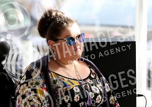 Farewell Tijana Bogicevic in Kiev at the Eurovision Song Contest (Eurovision Song Contest 2017).Ispracaj Tijane Bogicevic u Kijev na Eurosong (pesma Evrovizije 2017)