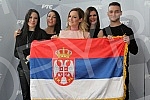 Farewell Tijana Bogicevic in Kiev at the Eurovision Song Contest (Eurovision Song Contest 2017).Ispracaj Tijane Bogicevic u Kijev na Eurosong (pesma Evrovizije 2017)